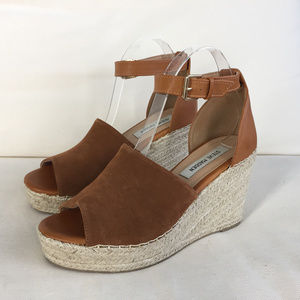 Steve Madden Wedges Talissa brown 9.5 Espadrille